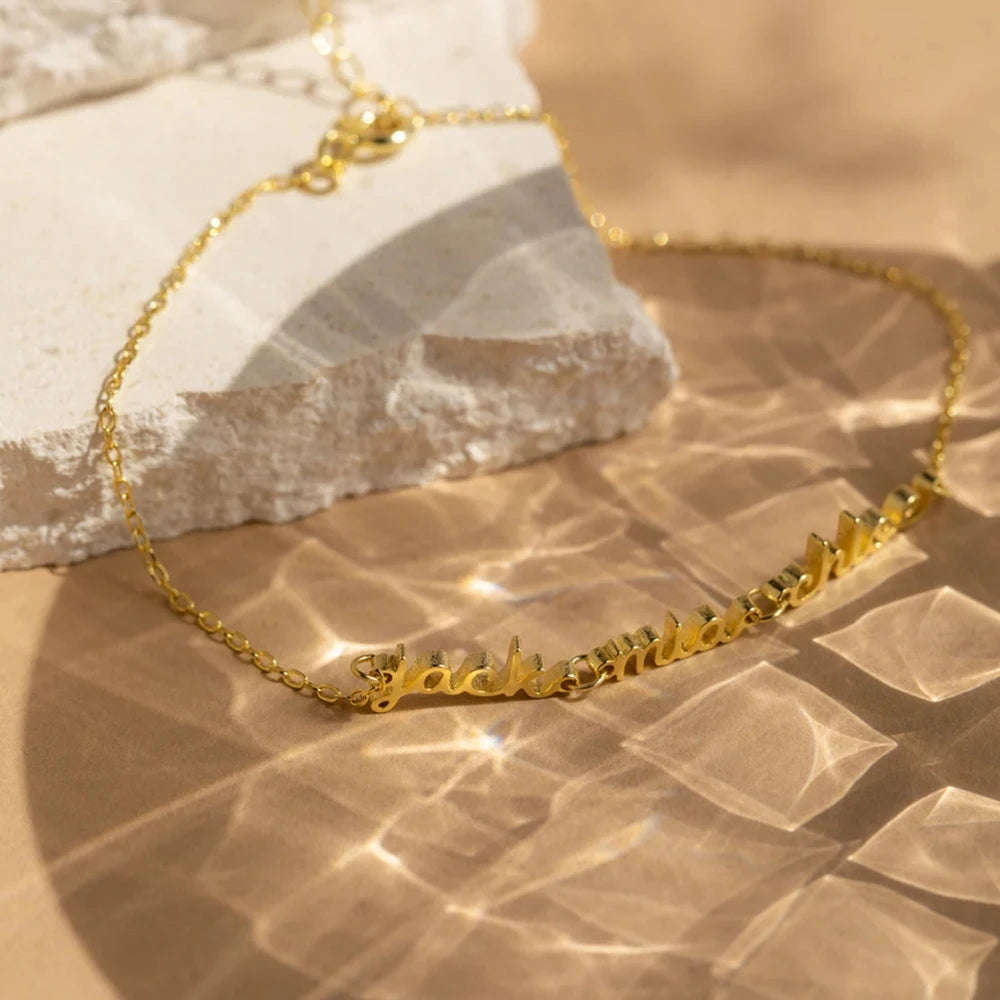 Luxury Personalized Linked Names Bracelet